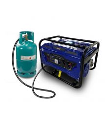 Генератор с карбюратором газ/бензин BISON BS3500 максимальной мощностью 3 кВт