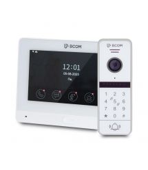 Комплект Wi-Fi видеодомофона 7" BCOM BD-760FHD/T White с поддержкой Tuya Smart + BT-400HD-AC White