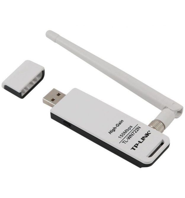 TP-Link WiFi-адаптер TL-WN722N N150 USB2.0 ext. ant