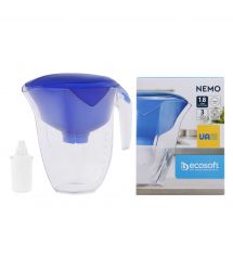 Ecosoft Фильтр-кувшин НЕМО 3 л (1.8 л очищенной воды), синий