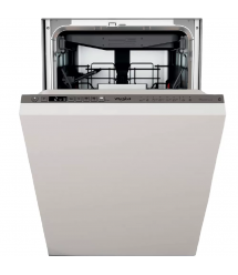 Whirlpool Посудомийна машина вбудована, 10компл., A+++, 45см, дисплей, інвертор, 3й кошик, білий