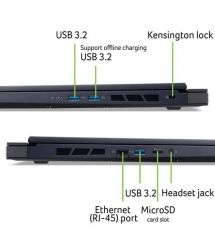 Acer Ноутбук Predator Helios Neo 18 PHN18-71 18" WUXGA, Intel i9-14900HX, 32GB, F1TB, NVD4060-8, Lin