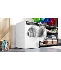Bosch Сушильная машина тепловой насос, 9кг, A+++, 61см, дисплей, белый