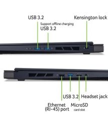 Acer Ноутбук Predator Helios Neo 16 PHN16-72 16" WUXGA, Intel i9-14900HX, 32GB, F1TB, NVD4060-8, Lin