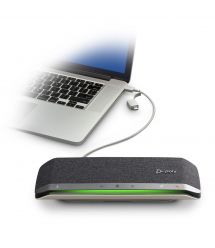 Cпикерфон Poly Sync 40, сертификат Microsoft Teams, USB-A, USB-C, Bluetooth, серый