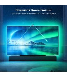 Набір адаптивного підсвічування Govee H605C Envisual TV Backlight T2 with Dual Cameras 75-85'' RGB Чорний