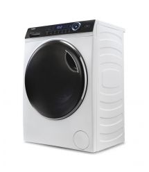 Haier Стирально-сушильная машина фронтальная, 8(5)кг, 1400, A, 55см, дисплей, пар, инвертор, люк черный, прямой привод, белый