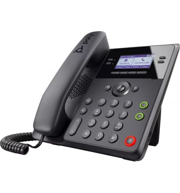 Poly SIP-телефон Edge B30, 16 ліній, PoE, чорний Poly SIP-телефон Edge B30, 16 ліній, PoE, чорний