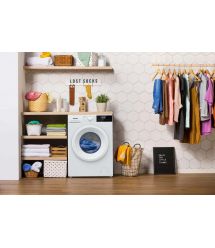 Стиральная фронтальная машина Gorenje, 6кг, 1000, C, 43.5см, дисплей, пар, инвертор, белый