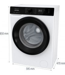 Gorenje Стиральная машина фронтальная, 7кг, 1400, A+++, 47см, дисплей, пар, инвертор, белый
