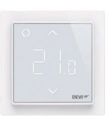 DEVI Терморегулятор DEVIreg Smart (+5+45С), Wi-Fi, 85 х 85мм, макс. 16A, белый