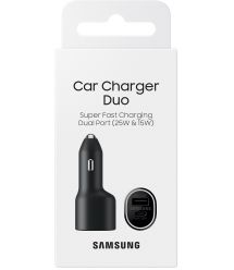 Samsung Зарядное устройство автомобильное 40Вт USB-A/USB-C, черный