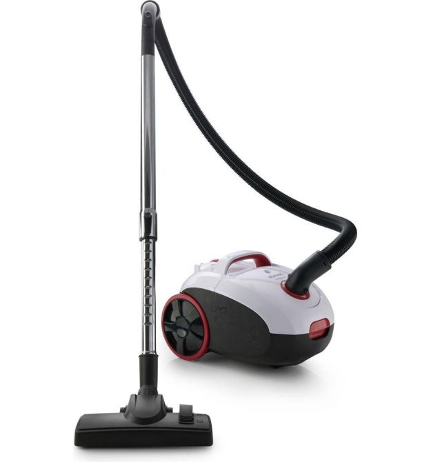 Gorenje Пылесос мешковый, 850Вт, конт пыль -3л, HEPA, телескопич трубка, белый