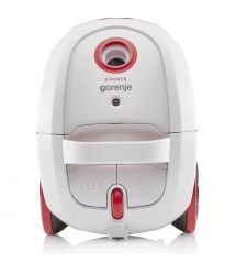 Gorenje Пылесос мешковый, 850Вт, конт пыль -3л, HEPA, телескопич трубка, белый