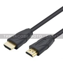 2E Кабель HDMI (M/M) 2Е, 2м, 2.0, Slim High Speed Aluminum, черный