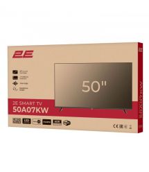 2E Телевизор 50" LED 4K 60Hz Smart WebOS Black