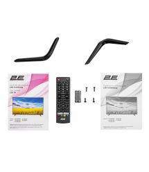 2E Телевізор 32" LED FHD 60Hz Smart WebOS Black