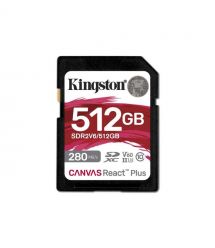 Kingston Карта памяти SD 512GB C10 UHS-II U3 R280/W150MB/s