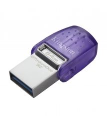 Kingston Накопитель 64GB USB 3.2 Gen1 + Type-C DT microDuo 3C R200MB/s