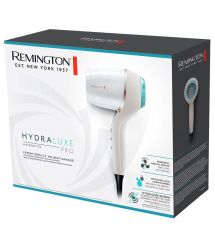 Remington Фен HYDRAluxe PRO, 2200Вт, режимов-3, дифузор, иониз-я, хол. обдув, белый