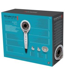 Remington Фен HYDRAluxe PRO, 2200Вт, режимов-3, дифузор, иониз-я, хол. обдув, белый