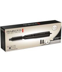 Remington Фен-щетка Dry & Style Caring, 400Вт, режимов-2, иониз-я, керамика, черный