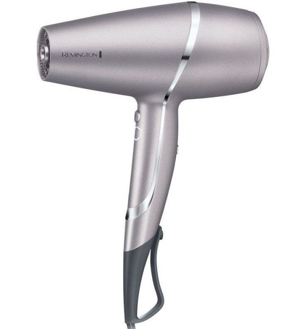 Remington Фен ProLuxe You Adaptive, 2400Вт, режимов-3, дифузор, иониз-я, хол. обдув, турбо режим, серый