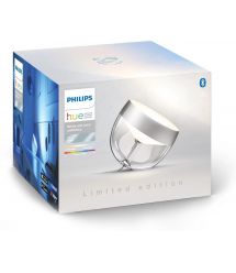 Philips Hue Светильник настольный умный Iris, 2000K-6500K, RGB, ZigBee, Bluetooth, диммирование, серебристый