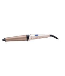 Плойка Remington ProLuxe, конусная, 54Вт, темп. режимов-11, D-25-38mm, 120-210С, дисплей, керамика, розово-золотой
