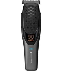 Remington Машинка для стрижки Power X Series X6, сеть+акум., насадок-4, сталь, чорно-серый