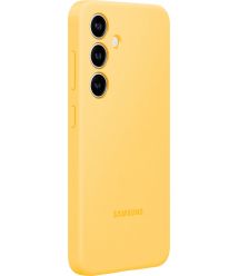 Samsung Чехол для Galaxy S24 (S921), Silicone Case, желтый