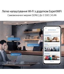 ASUS Точка доступу ExpertWIFI EBA63 AX3000, 1xGE LAN, PoE, MESH