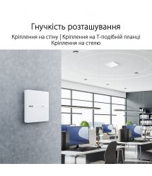 ASUS Точка доступа ExpertWIFI EBA63 AX3000, 1xGE LAN, PoE, MESH