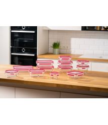 Tefal Набор контейнеров Master Seal, 3шт, жаропрочное стекло, прозрачный