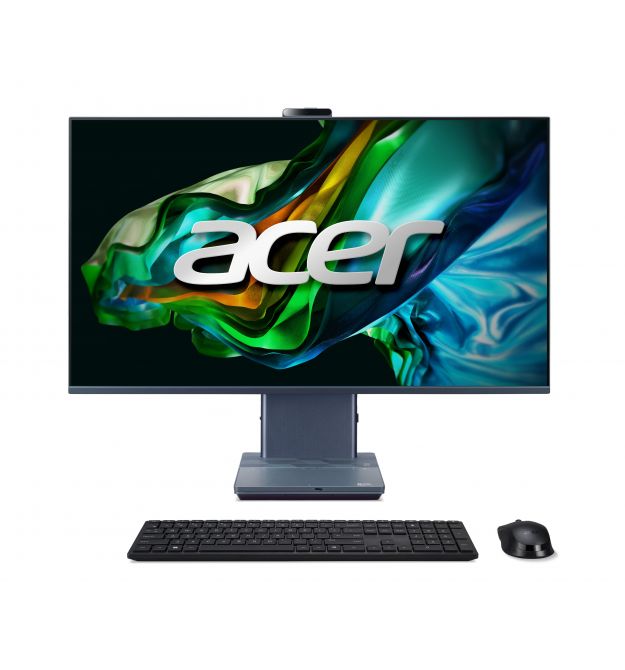 Acer ПК Моноблок Aspire S32-1856 31.5" QHD, Intel i7-1360P, 32GB, F1024GB, UMA, WiFi, кл+м, Lin, серый