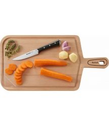 Tefal Набор ножей Ice Force, 5 пр., с деревянной колодкой, нержавеющая сталь, плаcтик, черный
