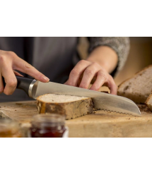 Tefal Нож для хлеба Ice Force, 20см, нержавеющая сталь, пластик, черный