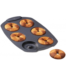 Tefal Противень PerfectBake, 6 форм, фигурная, 21х29см, алюминий, коричневый