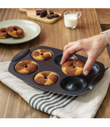 Tefal Противень PerfectBake, 6 форм, фигурная, 21х29см, алюминий, коричневый