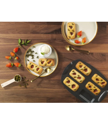 Tefal Противень PerfectBake, 6 форм, прямоугольный, 21х29см, алюминий, коричневый