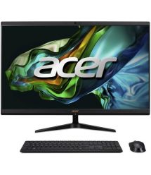 Acer ПК Моноблок Aspire C24-1800 23.8" FHD, Intel i5-12450H, 8GB, F512GB, UMA, WiFi, кл+м, Lin, черный