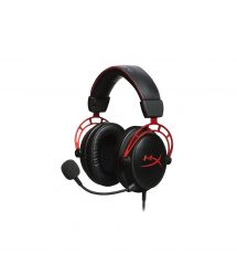 HyperX Гарнитура игровая Cloud Alpha, mini-jack/dual 3.5мм, 1.3м/2м черно-красный