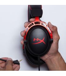 HyperX Гарнитура игровая Cloud Alpha, mini-jack/dual 3.5мм, 1.3м/2м черно-красный