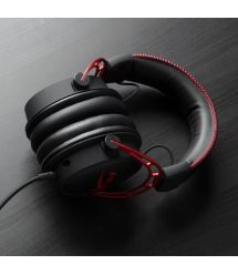 HyperX Гарнитура игровая Cloud Alpha, mini-jack/dual 3.5мм, 1.3м/2м черно-красный