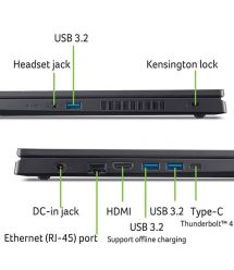 Acer Ноутбук Nitro V 15 ANV15-51 15.6" FHD IPS, Intel i7-13620H, 16GB, F1TB, NVD3050-6, Lin, черный