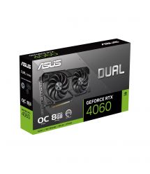 ASUS Видеокарта GeForce RTX 4060 8GB GDDR6 DUAL OC EVO DUAL-RTX4060-O8G-EVO