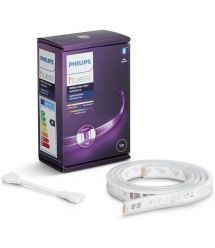 Philips Hue Лента светодиодная умная Plus, 0.5W(20Вт), 2000K-6500K, RGB, ZigBee, Bluetooth, диммирование, удлинитель, 1м