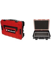 Einhell Кейс для инструмента E-Case S-F, 13.1х44.4х33см, поролоновый вкладыш Grid Foam Set, пластик