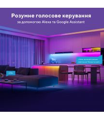 Govee Стрічка світлодіодна розумна H618A RGBIC Basic Wi-Fi + Bluetooth LED Strip Light 5м Білий