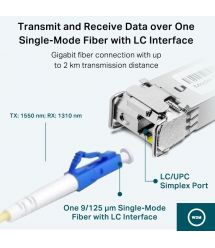 TP-Link Трансивер SFP TL-SM321A-2 1x1000BaseBX, SM, WDM, 2km LC